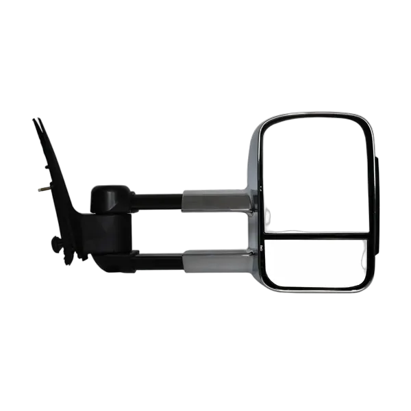 Extendable Towing Mirrors For Nissan Navara NP300 2015 - 2022 Chrome, Electric