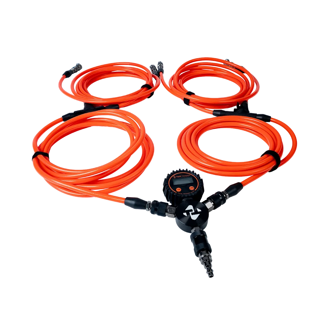 Tuff Terrain Multi Tyre Deflator/Inflator Kit (4 Valve)