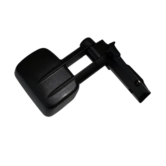 Extendable Towing Mirrors For Toyota Landcruiser 75, 76, 78 &amp; 79 Series - Black/Electric