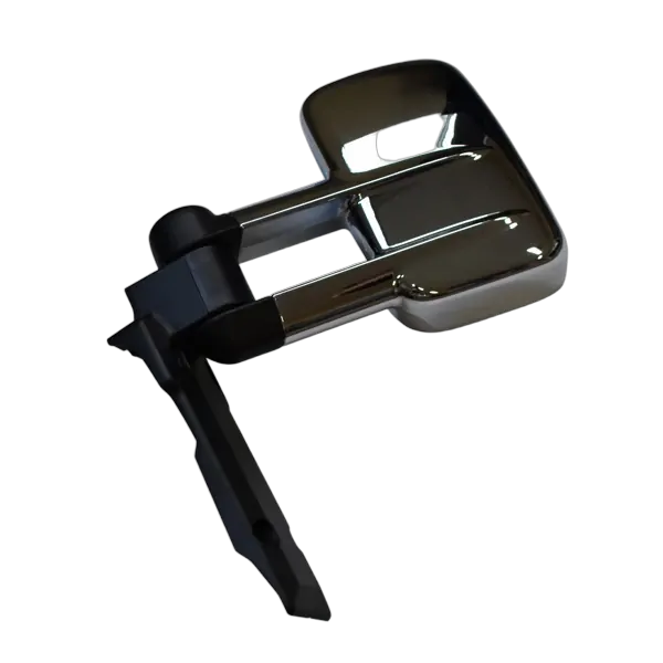 Extendable Towing Mirrors For Toyota Landcruiser 75, 76, 78 & 79 Series - Chrome/Electric