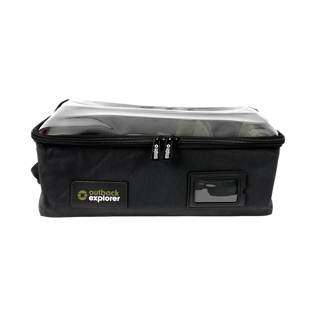 Clear Top Canvas Storage Bag - Small