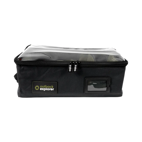 Clear Top Canvas Storage Bag - Small