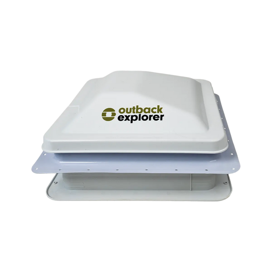 Caravan Roof Vent with 12V Fan - 14" x 14"