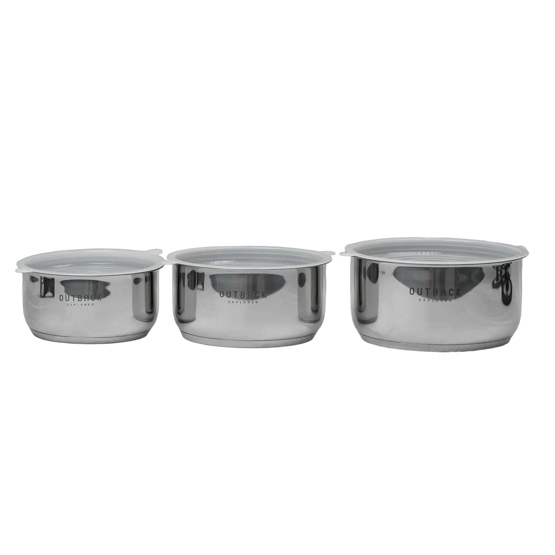 Smart Storage Non-Stick Pot Set with Storage Lids