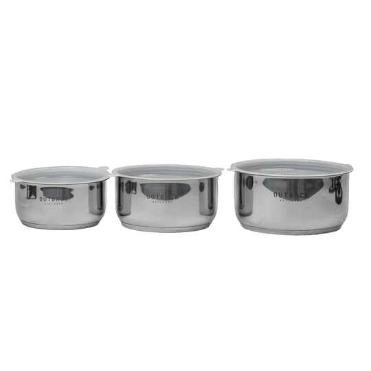 Smart Storage Non-Stick Pot Set with Storage Lids