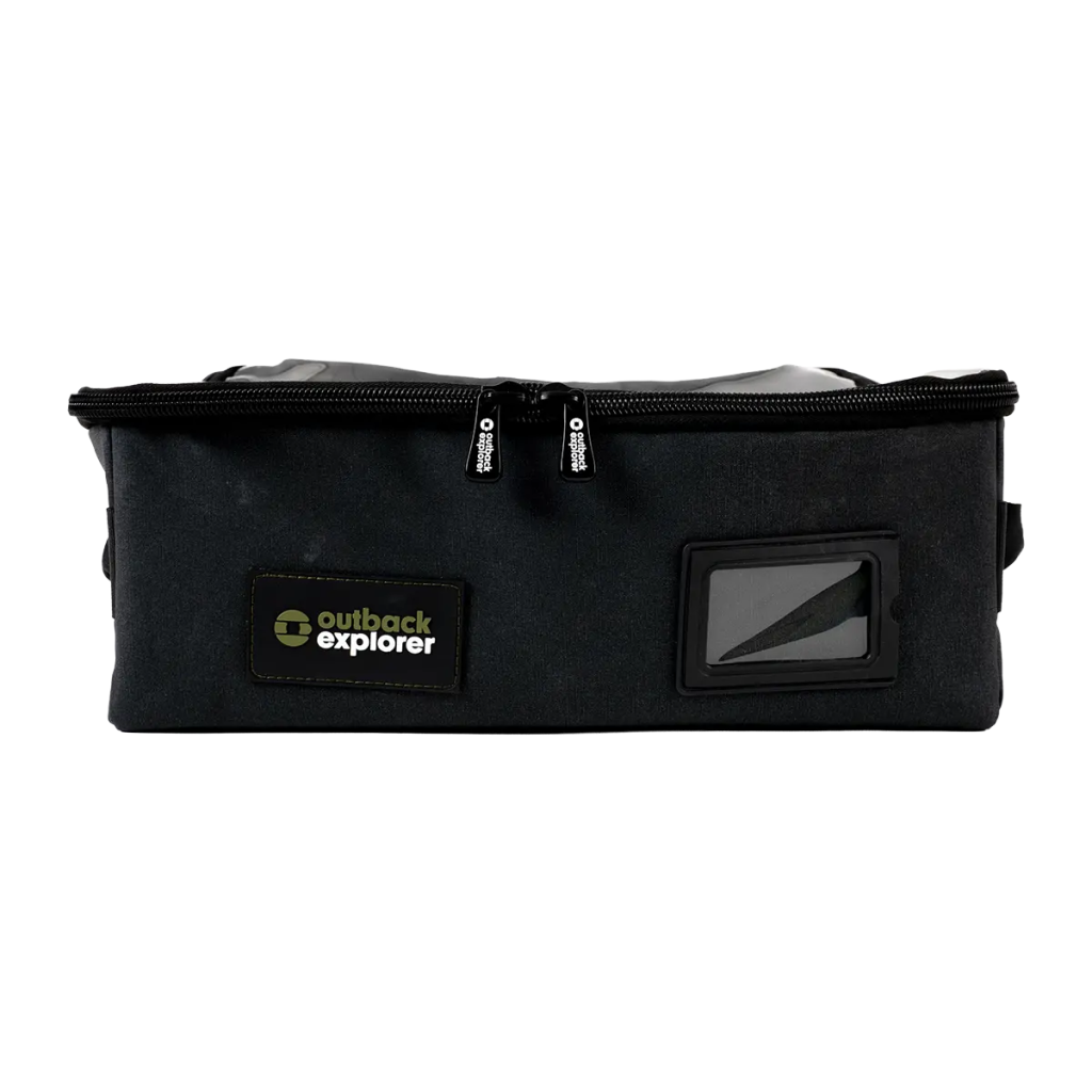 Clear Top Canvas Storage Bag - Large