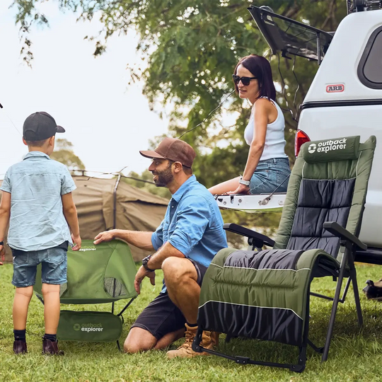 Everstay Folding Recliner Camp Chair