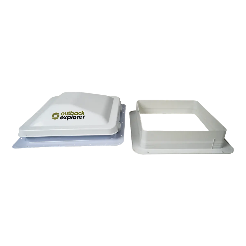 Caravan Roof Vent with 12V Fan - 14" x 14"
