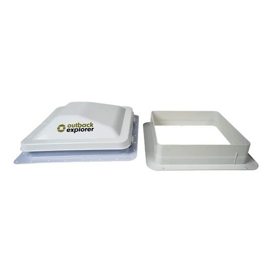 Caravan Roof Vent with 12V Fan - 14" x 14"