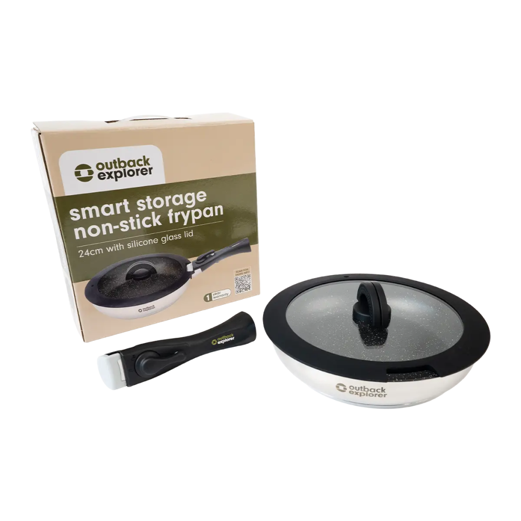 Smart Storage Non-Stick Fry Pan 24cm with Lid