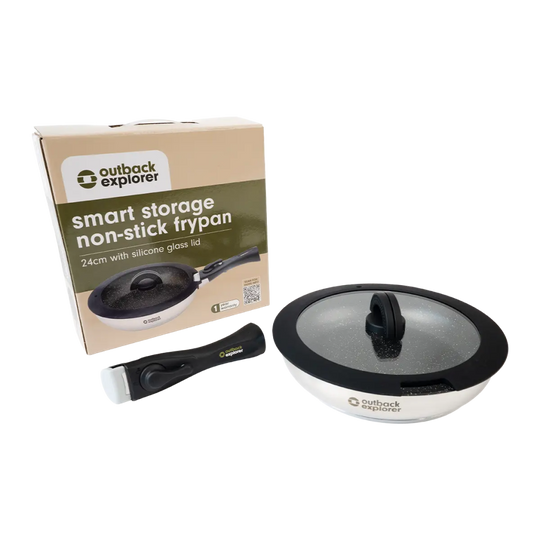 Smart Storage Non-Stick Fry Pan 24cm with Lid