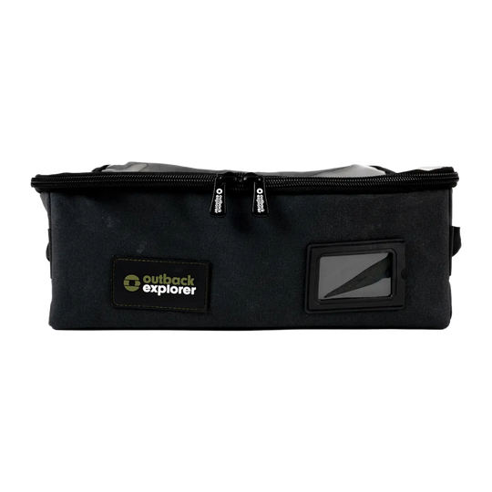 Clear Top Canvas Storage Bag - Small