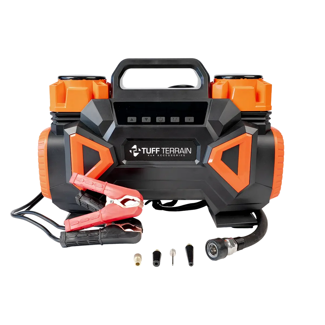 Tuff Terrain Set Point Twin Automatic Air Compressor 300LPM