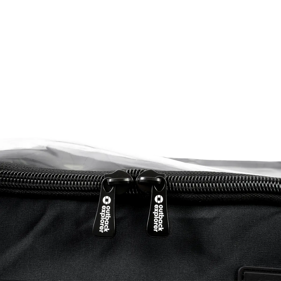 Clear Top Canvas Storage Bag - Small