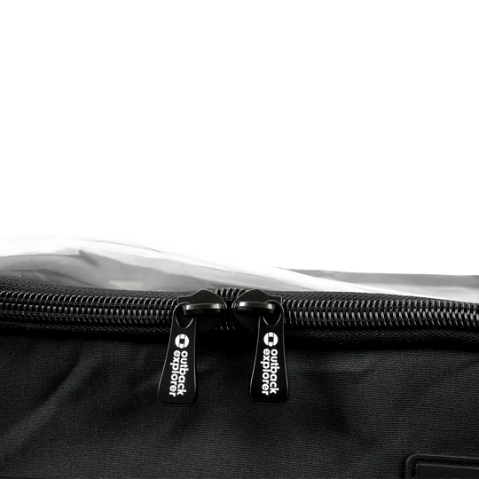 Clear Top Canvas Storage Bag - Small