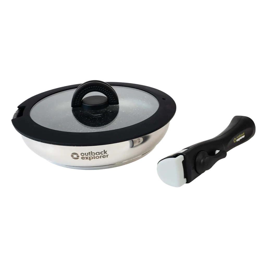 Smart Storage Non-Stick Fry Pan 24cm with Lid