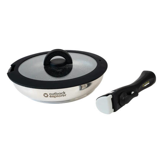 Smart Storage Non-Stick Fry Pan 24cm with Lid