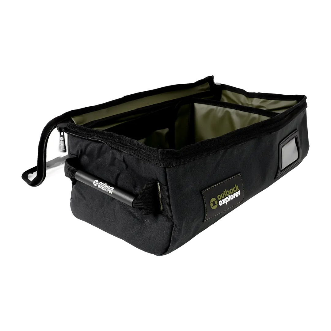 Clear Top Canvas Storage Bag - Small