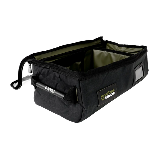 Clear Top Canvas Storage Bag - Small