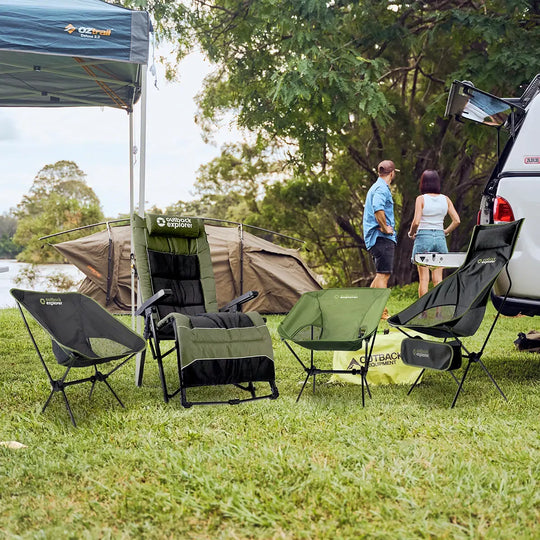 Everstay Folding Recliner Camp Chair