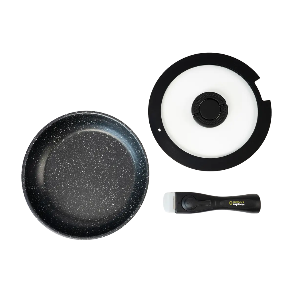 Smart Storage Non-Stick Fry Pan 24cm with Lid