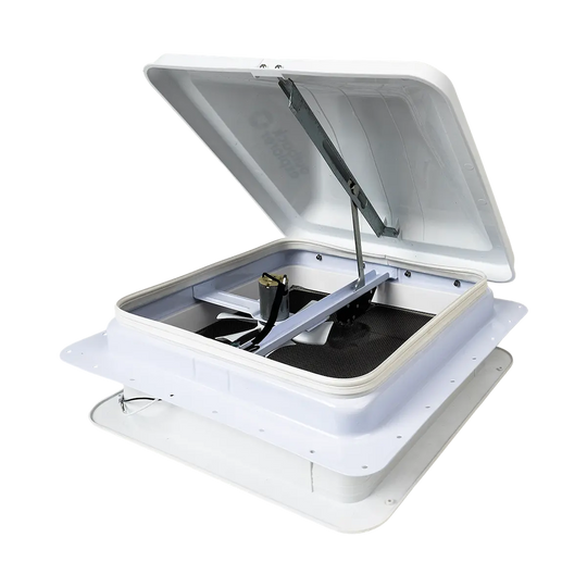 Caravan Roof Vent with 12V Fan - 14" x 14"