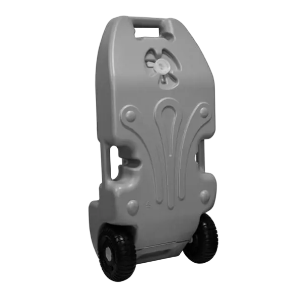 Low Profile Portable Water Tank 25L with Wheels
