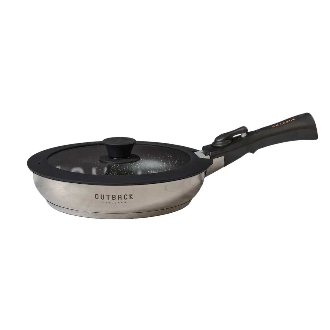 Smart Storage Non-Stick Fry Pan 20cm with Lid