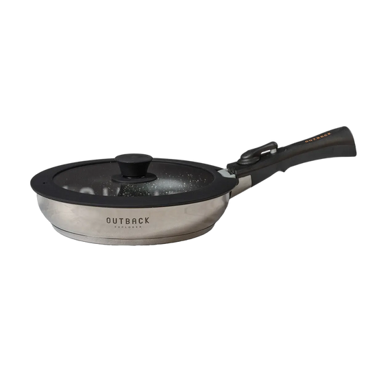 Smart Storage Non-Stick Fry Pan 20cm with Lid