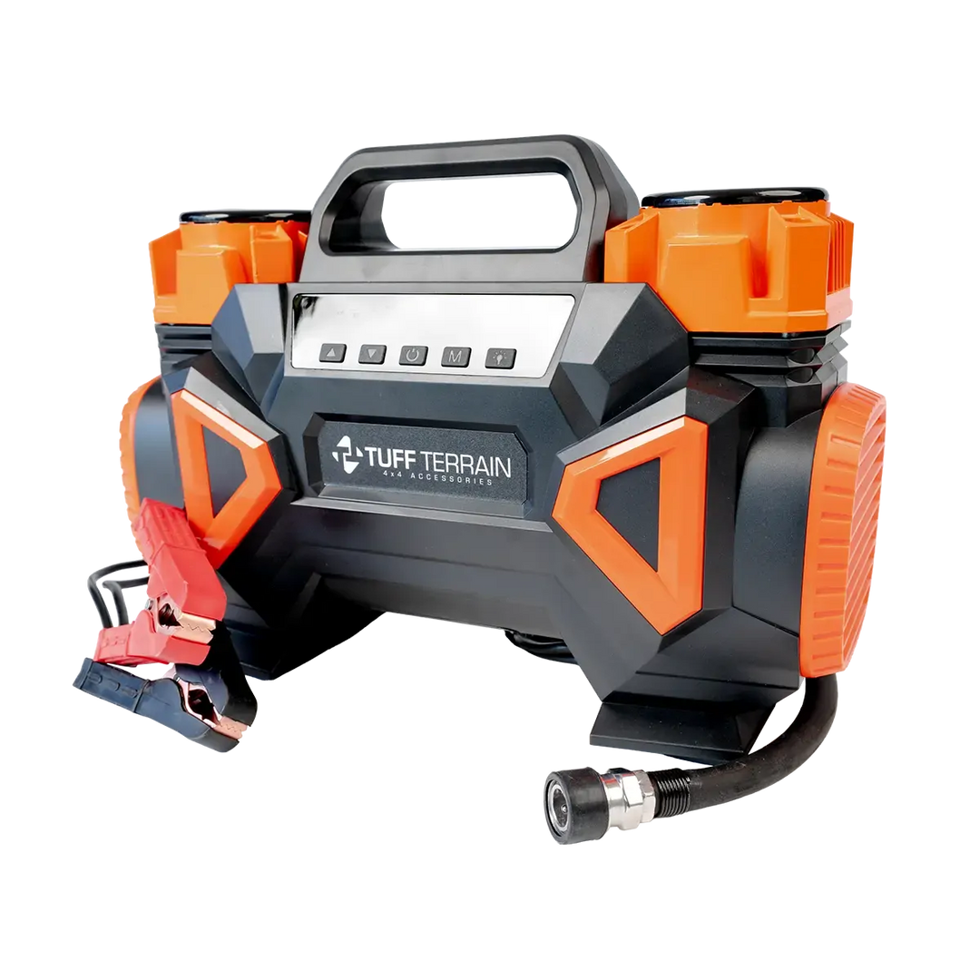 Tuff Terrain Set Point Twin Automatic Air Compressor 300LPM