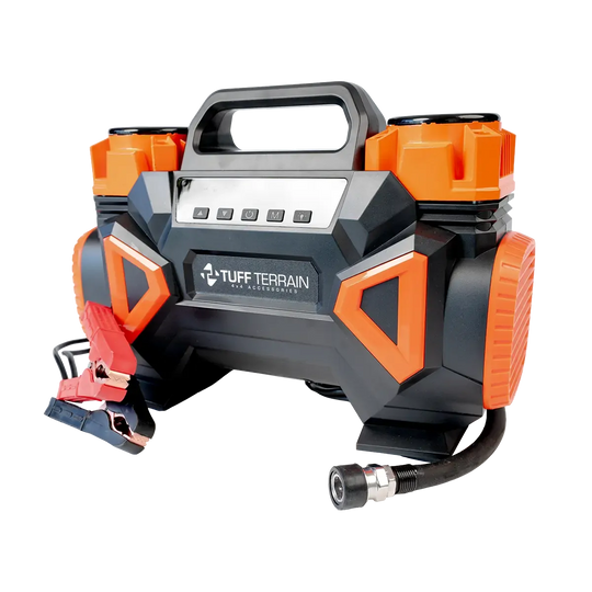 Tuff Terrain Set Point Twin Automatic Air Compressor 300LPM
