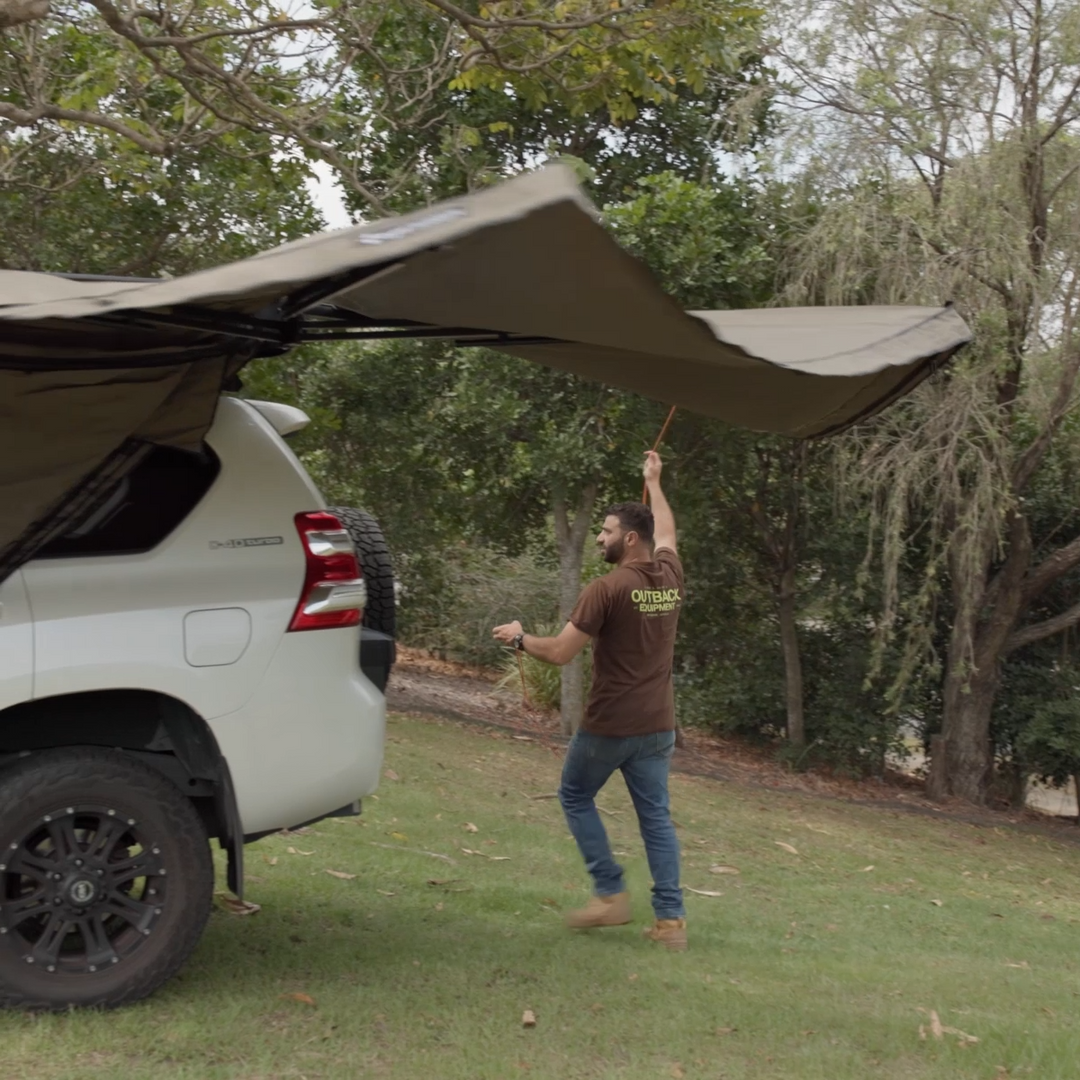 Tuff Terrain 270 LHS Free Standing Awning With Dimmable LED&